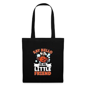 Crab crab crab whisperer crab hunting fisherman - Tote Bag - black - Front