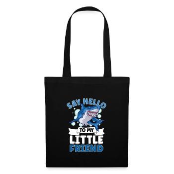 Shark Ocean Predator Plongée sous-marine - Sac en tissu - noir - Devant