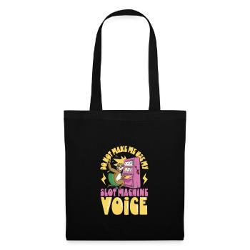 Poker Casino Joueur de Poker Jeu Roulette Cadeau - Sac en tissu - noir - Devant