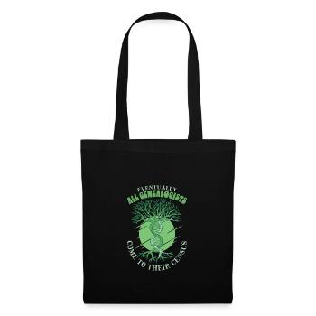Arbre généalogique Historien de la famille Généalogie Généalogiste - Sac en tissu - noir - Devant