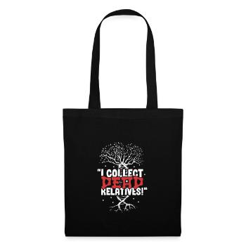 Arbre généalogique Historien de la famille Généalogie Généalogiste - Sac en tissu - noir - Devant