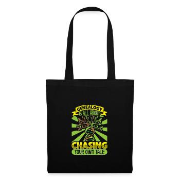 Arbre généalogique Historien de la famille Généalogie Généalogiste - Sac en tissu - noir - Devant
