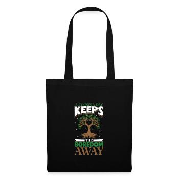 Arbre généalogique Historien de la famille Généalogie Généalogiste - Sac en tissu - noir - Devant