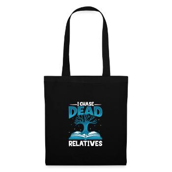 Arbre généalogique Historien de la famille Généalogie Généalogiste - Sac en tissu - noir - Devant