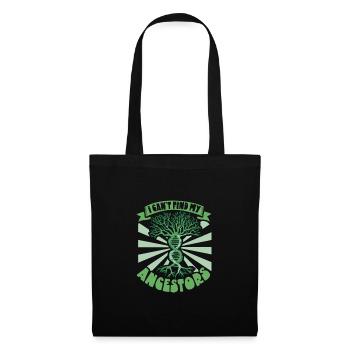 Arbre généalogique Historien de la famille Généalogie Généalogiste - Sac en tissu - noir - Devant