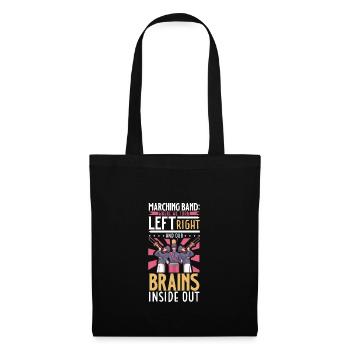 Musique de répétition de l’école clarinettiste de fanfare - Sac en tissu - noir - Devant