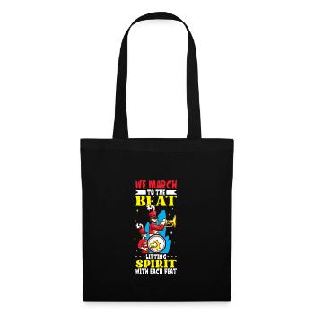 Musique de répétition de l’école clarinettiste de fanfare - Sac en tissu - noir - Devant