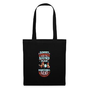 Musique de répétition de l’école clarinettiste de fanfare - Sac en tissu - noir - Devant