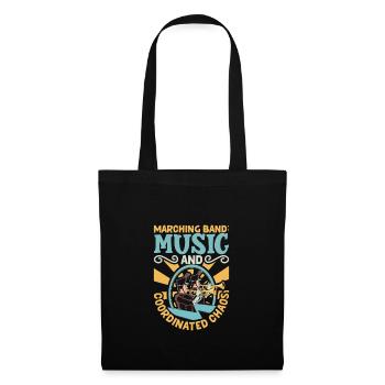 Musique de répétition de l’école clarinettiste de fanfare - Sac en tissu - noir - Devant