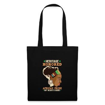 Afro Black Girl Pride Afro Girl Afrocentric - Tote Bag - black - Front