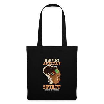 Afro Black Girl Pride Afro Girl Afrocentric - Tote Bag - black - Front