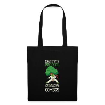 Broccoli Martial Arts Karate MMA Boxing Kicks - Tote Bag - black - Front