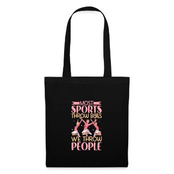 Tenue de pom-pom girl - Sac en tissu - noir - Devant
