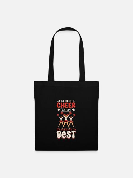 Cheerleader Cheerleader-outfit - Stoffbeutel - Schwarz