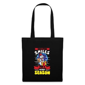 Funny Snowman Season Winter Christmas Snowman Joy - Tote Bag - black - Front