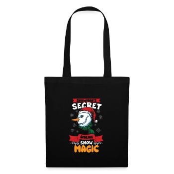 Funny Snowman Season Winter Christmas Snowman Joy - Tote Bag - black - Front