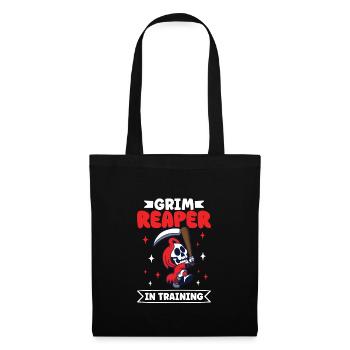 Funny Creepy Grim Reaper, Dead Man - Tote Bag - black - Front