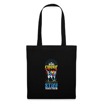 Tenue de pom-pom girl - Sac en tissu - noir - Devant