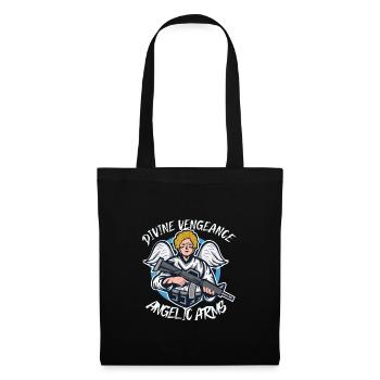 Angry Angel Christianity God Jesus Avenging - Tote Bag - black - Front