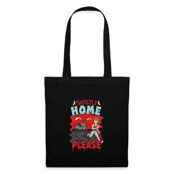 Horror Paranormal Haunted House Creepy Halloween - Tote Bag - black - Front