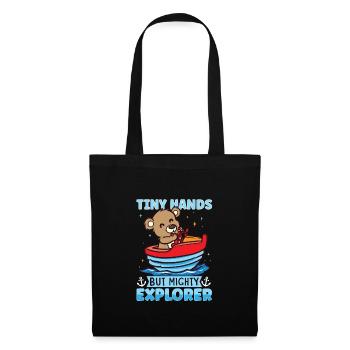 Boating Dad Boat Captain Pontoon Sailor Cruising - Tote Bag - black - Front