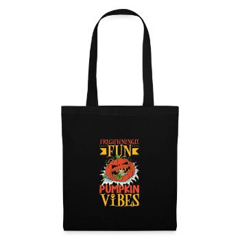 Creepy Pumpkin Halloween Costume Autumn Autumn - Tote Bag - black - Front