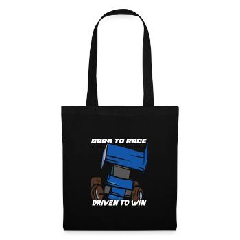 Sprint Car Mom Dirt Track Racing Race Day - Sac en tissu - noir - Devant