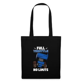 Sprint Car Mom Dirt Track Racing Race Day - Sac en tissu - noir - Devant