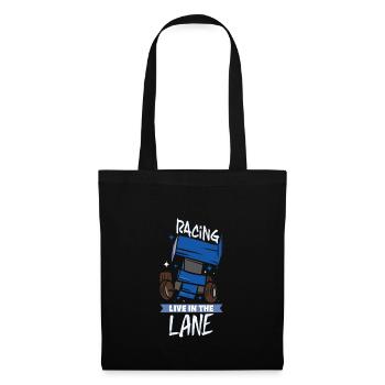 Sprint Car Mom Dirt Track Racing Race Day - Sac en tissu - noir - Devant