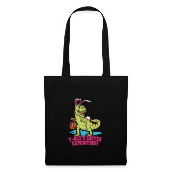 Easter T-rex Dinosaur Easter Funny T-rex - Tote Bag - black - Front