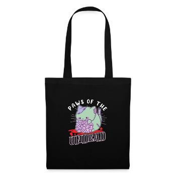 Zombie Cat Undead Kitty Horror Meow Creepy - Tote Bag - black - Front