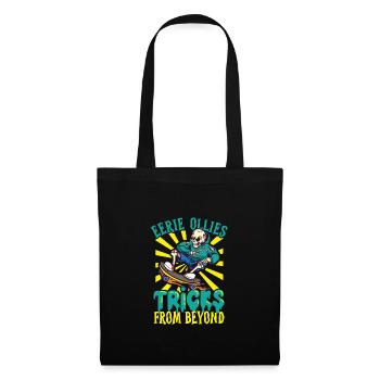 Horror Skateboarder Halloween Skateboard Gift - Tote Bag - black - Front