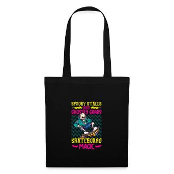 Horror Skateboarder Halloween Skateboard Cadeau - Sac en tissu - noir - Devant