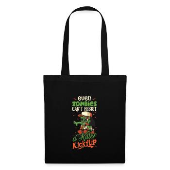 Horror Skateboarder Halloween Skateboard Cadeau - Sac en tissu - noir - Devant