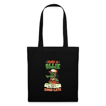 Horror Skateboarder Halloween Skateboard Cadeau - Sac en tissu - noir - Devant