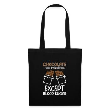 Type 1 diabetes Funny - Tote Bag - black - Front
