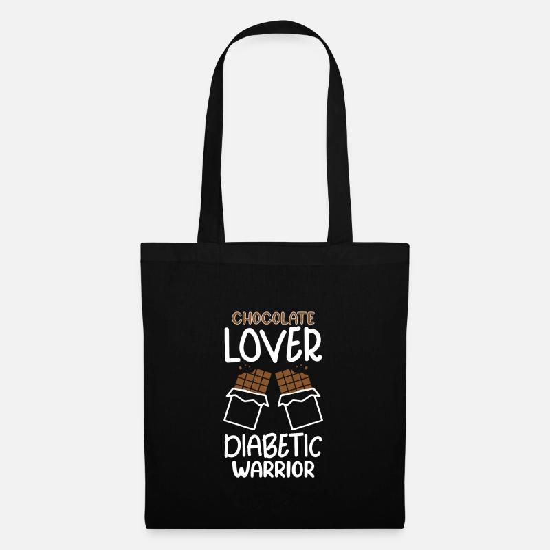 Type 1 diabetes Funny - Tote Bag - black