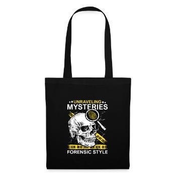 Pathologiste, Expert médico-légal, Analyste de scène de crime - Sac en tissu - noir - Devant