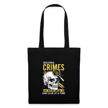 Pathologiste, Expert médico-légal, Analyste de scène de crime - Sac en tissu - noir - Devant
