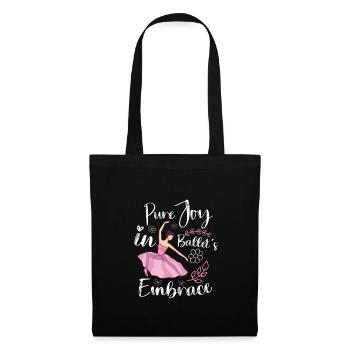 Ballet Ballerine Danse Danseuse Danse Ballet - Sac en tissu - noir - Devant