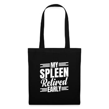 Spleen Surgery Surviving Spleen Removal - Tote Bag - black - Front