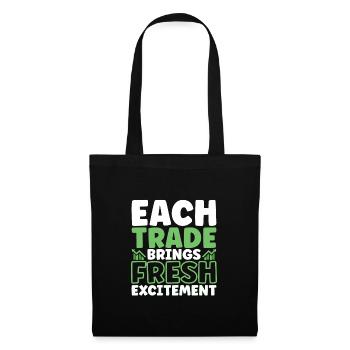 Stock Traders, Forex Traders, Investor Trading - Tote Bag - black - Front