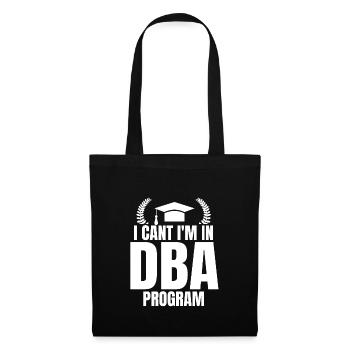 DBA Degree DBA Degree Docteur en commerce - Sac en tissu - noir - Devant