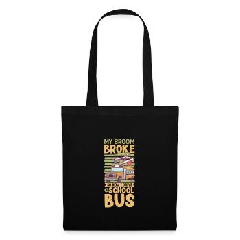 Funny School Bus Driver Appreciation anniversary - Stoffbeutel - Schwarz - Vorne