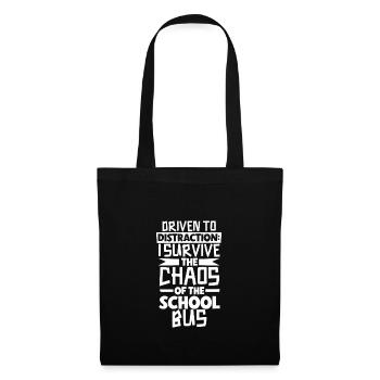 Funny School Bus Driver Appreciation Anniversary - Tote Bag - black - Front