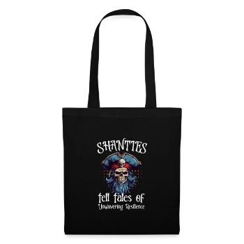 Sailors Sea Shanty Singing Ship Adventures - Sac en tissu - noir - Devant