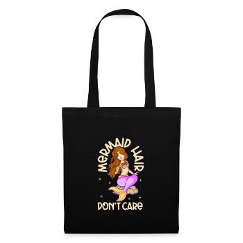 Sirène Reine, Mer, Royal, Océan, Monarque - Sac en tissu - noir - Devant