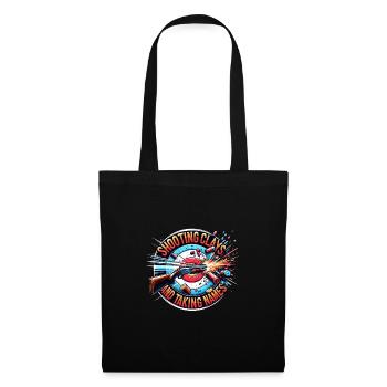 Clay Pigeon Shooting Clay Pigeon Shooting Shooting - Tote Bag - black - Front