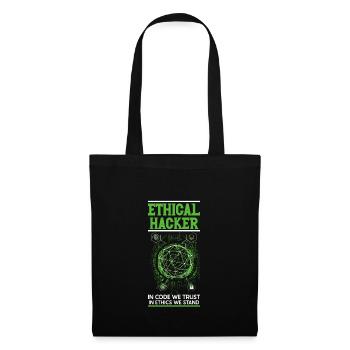 Ethical Hacking Analyst Ethical Cyber Security - Tote Bag - black - Front
