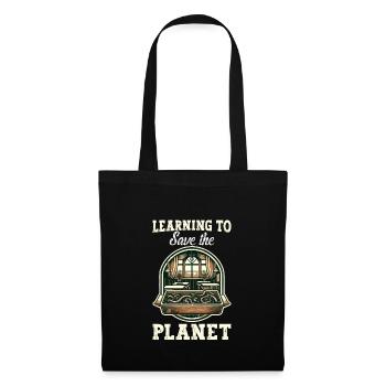 Lombriciculture Jardinage de vers de terre Vermiculture - Sac en tissu - noir - Devant